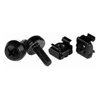 Rackmount Accessories - StarTech STARTECH.COM 50 Pack OF M5 MOUNTING SCREWS & CAGE NUTS BLACK