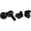 Rackmount Accessories - StarTech M5 Screws and Cage Nuts 100 Pack Black