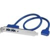 USB 2.0 Cables - StarTech 2-Port USB 3 A Female Slot Plate Adapter