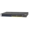 Gigabit Network Switches - NETGEAR M4300-28G-PoE+ 24-Port Fully Managed Stackable Layer 3 PoE+ Switch (24x 1G Ports with 2x 10GBASE-T and 2x SFP+