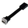 4Cabling Video Adapters - 4Cabling 15cm HDMI V1.4 Insert Lead (F-F) (White Bezel) Clipsal Compatible