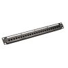 4Cabling - 4Cabling 4C Cat5e RJ45 24-Port Patch Panel Universal Termination (110/KATT) with Individual Jacks