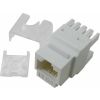 4Cabling - 4Cabling 4C Cat6 RJ45 Keystone Jack Universal Termination (110/KATT): 180 Deg. 10 Pack