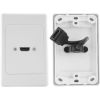 4Cabling - 4Cabling HDMI Wall Plate:1x HDMI w/ Flexible Dongle