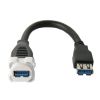4Cabling - 4Cabling 15cm USB 3.0 Insert AF-AF Lead (White Bezel) Clipsal Compatible