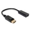 4Cabling Video Adapters - 4Cabling 15cm DisplayPort Male to HDMI Female Adapter Black Passive