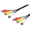 4Cabling - 4Cabling RCA Audio and Video Cable 10m