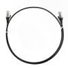 Cat6 Network Cables - 4Cabling 0.5m Cat6 RJ45-RJ45 Ultra Thin LSZH Network Cables Black