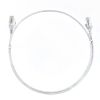 Cat6 Network Cables - 4Cabling 0.25m Cat6 RJ45-RJ45 Ultra Thin LSZH Network Cables White