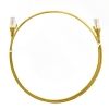 Cat6 Network Cables - 4Cabling 0.25m Cat6 RJ45-RJ45 Ultra Thin LSZH Network Cables Yellow