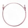 Cat6 Network Cables - 4Cabling 0.25m Cat6 RJ45-RJ45 Ultra Thin LSZH Network Cables Pink
