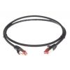 4Cabling - 4Cabling Cat6a S/FTP LSZH 5m RJ45-RJ45 Network Cable Black