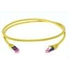 Cat6 Network Cables - 4Cabling Cat6a S/FTP LSZH 0.25m RJ45-RJ45 Network Cable:Yellow