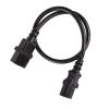 Power Cables - IEC C13 to C14 Extension Cord 0.5m M-F | MegaBuy Computer Parts