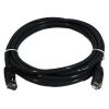 Cat6 Network Cables - 8Ware Cat6a UTP Ethernet Cable Snagless Black 3M