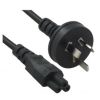 Power Cables - 8Ware Power Cable from 3-Pin AU Male to IEC C5 Female Plug in 1m