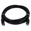 8Ware - 8Ware Cat6a UTP Ethernet Cable Snagless Black 1M