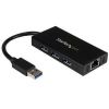 StarTech USB Hubs - StarTech Portable USB 3.0 Hub w/ Gigabit Ethernet