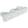 Powerboards - Jackson Industries Jackson 4 Way Surge Protected Powerboard w/ Child Safety Covers White | MegaBuy Computer Parts