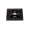4Cabling - 4Cabling Self Adhesive Mount 28 x 28mm x 4.8mm Black 100 pk