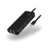 Docks & Port Replicators - ALOGIC USB-C Portable Docking Station with Power Delivery VROVA Plus Series Black Aluminium
