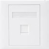 Cable Management & Installation - Astrotek Cat5e RJ45 Wall Face Plate 86x86mm 1-Port Socket Kit