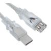 USB 2.0 Cables - Astrotek 373289-D00000 USB A-A extension Cable translucent Silver 5m