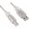 USB 2.0 Cables - Astrotek 345408-D00000 USB A-B Cable translucent Silver 5m