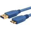 USB 3.0 Cables - Astrotek USB 3.0 Cable 2m Type A Male to Micro B Blue Colour
