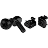 Rackmount Accessories - StarTech M6 Screws and Cage Nuts 100 Pack Black