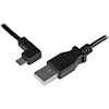 USB 2.0 Cables - StarTech 6ft Angled Micro-USB Charge and Sync Cable