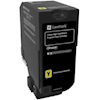 Lexmark - Lexmark CS725 Yellow High Yield Return Program Toner Cart 12K