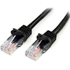 StarTech Cat5 Network Cables - StarTech 10m Black Snagless Cat5e Patch Cable