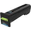 Lexmark Toner Cartridges - Lexmark CS820 Cyan Extra High Yield Return Program Toner Cart 22K
