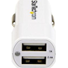 StarTech Accessories - StarTech Dual Port USB Car Charger 24W/4.8A