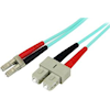 StarTech Other Network Cables - StarTech 2m 10Gb Aqua MM Fiber Patch Cable LC/SC
