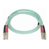 StarTech Other Network Cables - StarTech STARTECH.COM 5M AQUA OM4 LC TO LC Multimode DUPLEX FIBER OPTIC PATCH CABLE LTW