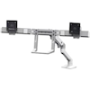 Ergotron Brackets & Mounting - Ergotron HX Desk Dual Monitor Arm Polished