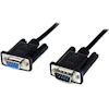 RS232 Serial Cables - StarTech 2m Black DB9 RS232 Null Modem Cable F/M