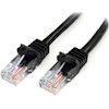 StarTech Cat5 Network Cables - StarTech 7m Black Snagless Cat5e Patch Cable