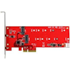 Other Server Accessories - StarTech 2x M.2 SSD Controller Card PCIe