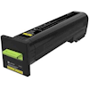 Lexmark Toner Cartridges - Lexmark CS820 Yellow Extra High Yield Return Program Toner Cart 22K