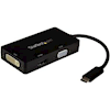 USB Type-C / 3.1 Cables - StarTech 3-in-1 USB-C to VGA DVI or HDMI