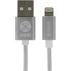 USB 2.0 Cables - Moki BraidLightSynCharge Silv