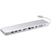 Docks & Port Replicators - Aten USB-C Multiport Dual View Dock with Power Pass-Through Support up to 4K @ 30Hz via DisplayPort and HDMI 1080P @