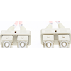 4Cabling - 4Cabling 1m SC-SC OM1 Multimode Fibre Optic Cable Salmon Pink