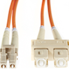 4Cabling - 4Cabling 10m LC-SC OM1 Multimode Fibre Optic Cable Orange