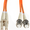 4Cabling - 4Cabling 20m LC-ST OM1 Multimode Fibre Optic Cable Orange