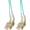 4Cabling - 4Cabling 1.5m SC-SC Flexi Boot OM4 Multimode Fibre Optic Duplex Patch Leads