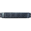4Cabling - 4Cabling Elsafe: PB Series 4 GPO Black Frame and Faceplates